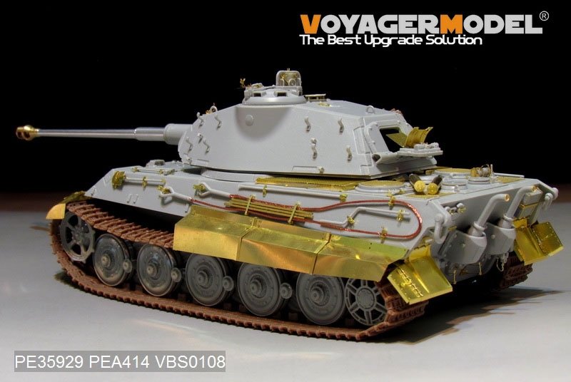 Voyager Model PE35929 WWII German King Tiger (Porsche Turret) For HOBBYBOSS 84530 1/35 – Bild 3