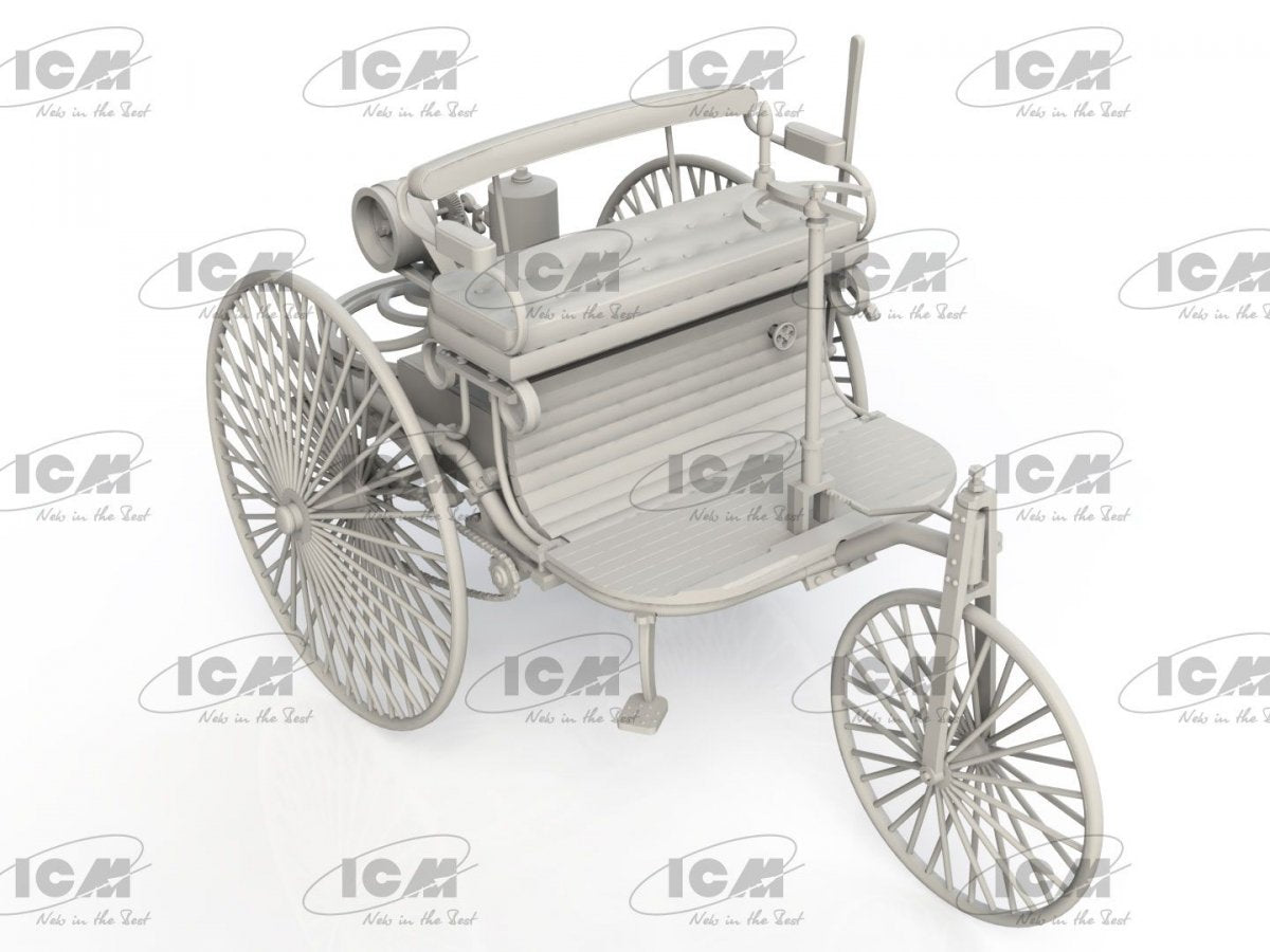ICM 24042 Benz Patent-Motorwagen 1886 – EASY version 1/24 – imagen 5
