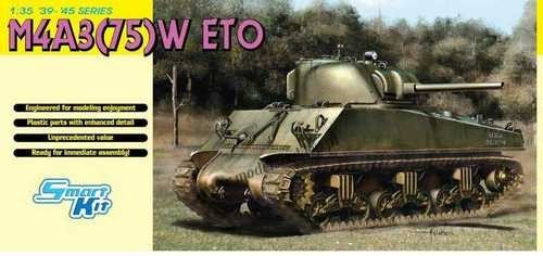 Dragon 6698 M4A3(75)W ETO - Smart Kit 1/35 – zdjęcie 2