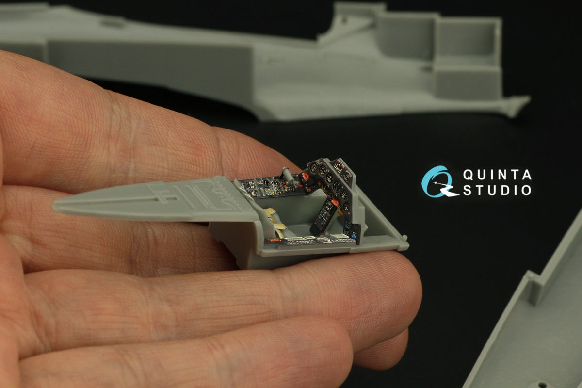 Quinta Studio QD48316 Fw 190A-4 3D-Printed &amp;amp; coloured Interior on decal paper (Hasegawa) 1/48 – imagen 10