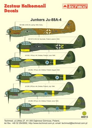 Techmod 48813 - Junkers Ju 88A-4 1/48 – Bild 2