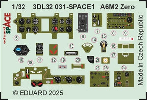 Eduard 3DL32031 A6M2 Zero SPACE TAMIYA 1/32 – immagine 4