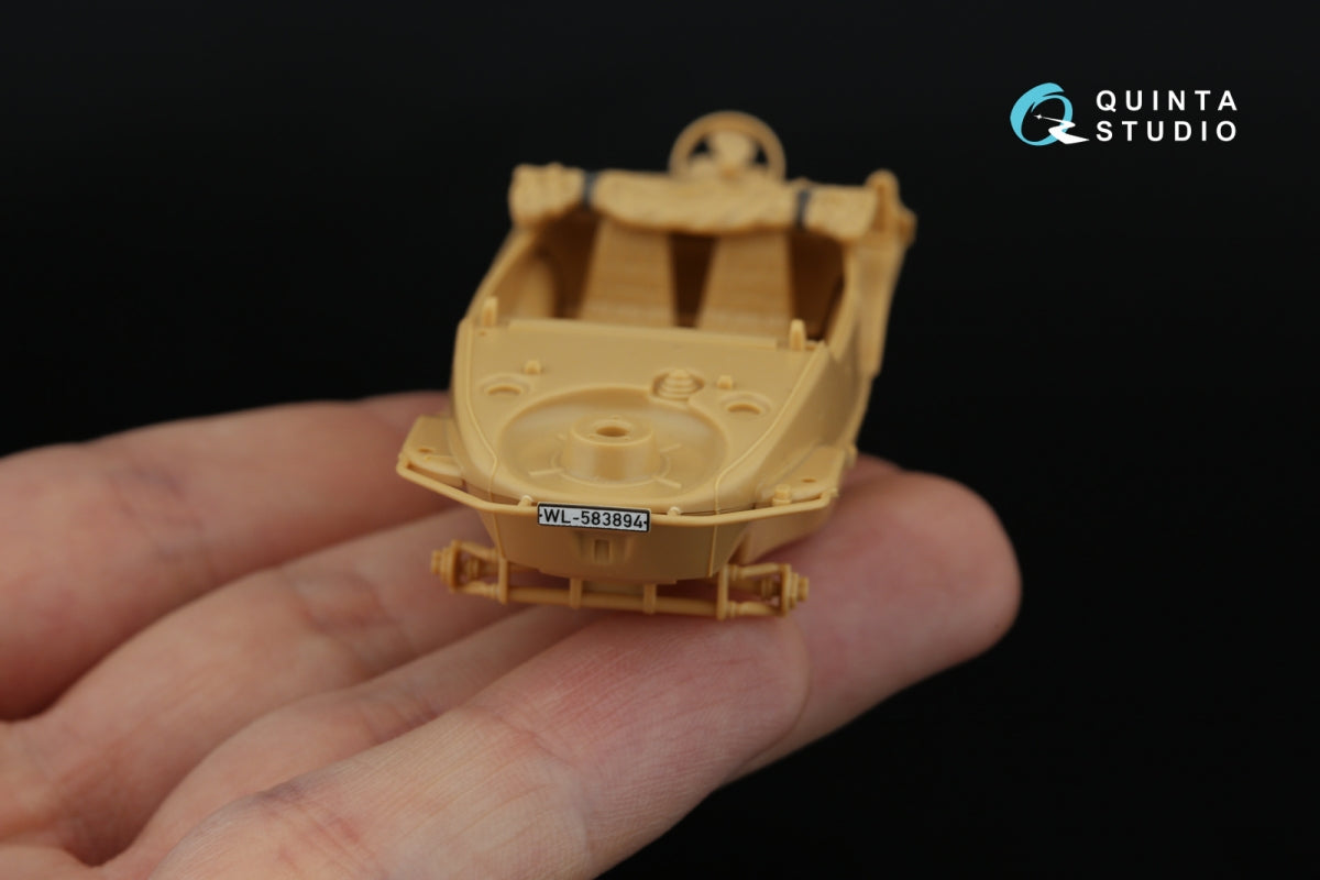 Quinta Studio QDS-48553 Schwimmwagen type 166 3D-Printed &amp;amp; coloured Interior on decal paper (Tamiya) (small version) 1/48 – imagen 8