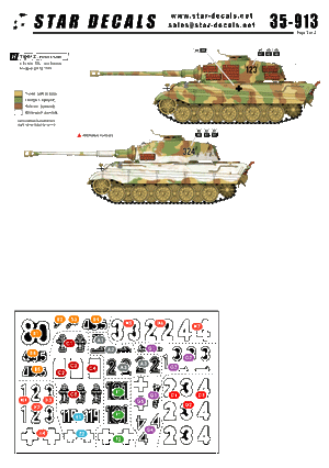 Star Decals 35-913 German Tanks in Hungary 1945 1/35 – Bild 2