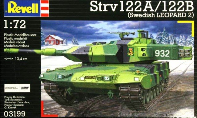 Revell 03199 Strv 122A/122B Swedish Leopard 2 1/72
