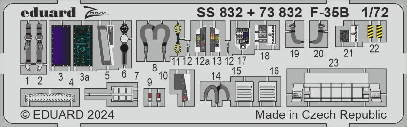 Eduard 73832 F-35B TAMIYA 1/72 – Bild 2