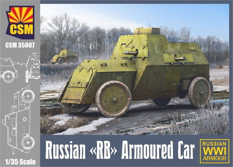 Copper State Models 35007 Russian &amp;quot;RB&amp;quot; Armoured Car 1/35