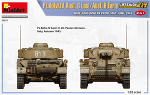 MiniArt 35333 Pz.Kpfw.IV Ausf. G Last/Ausf. H Early. NIBELUNGENWERK PROD. MAY-JUNE 1943. 2 IN 1 INTERIOR KIT 1/35 – Bild 16