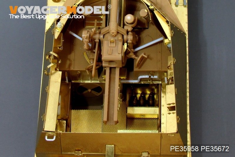 Maquette Voyager PE35958 Obusier automoteur allemand Wespe Basic de la Seconde Guerre mondiale pour TAMIYA 35200/35358 au 1/35 – image 13