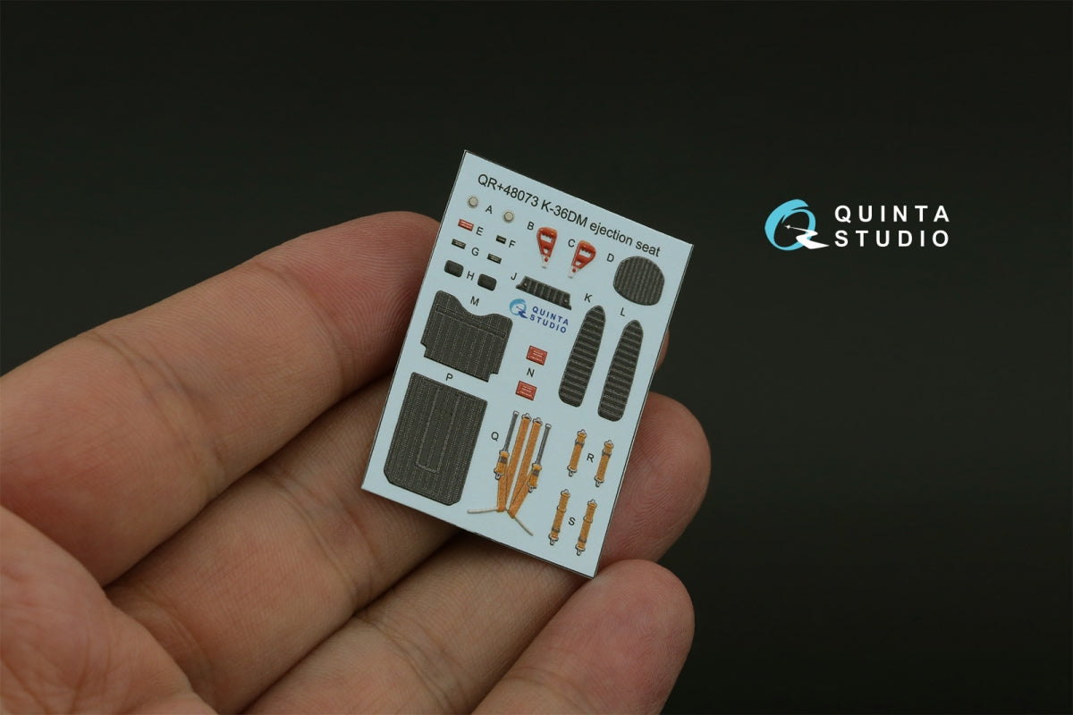 Quinta Studio QD+48480 Su-17M4/Su-22M4 3D-Printed &amp;amp; coloured Interior on decal paper (Hobby Boss) (with 3D-printed resin parts) 1/48 – zdjęcie 5
