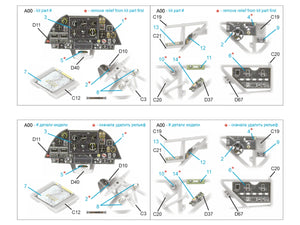 Quinta Studio QDS-48582 Westland Lysander Mk.I 3D-Printed &amp;amp; coloured Interior on decal paper (Airfix) (small version) 1/48 – zdjęcie 7