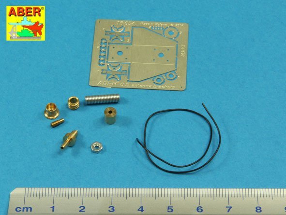 Aber 16054 US Army MP-48 antenna base could be usen to RC models 1/16 – Bild 2