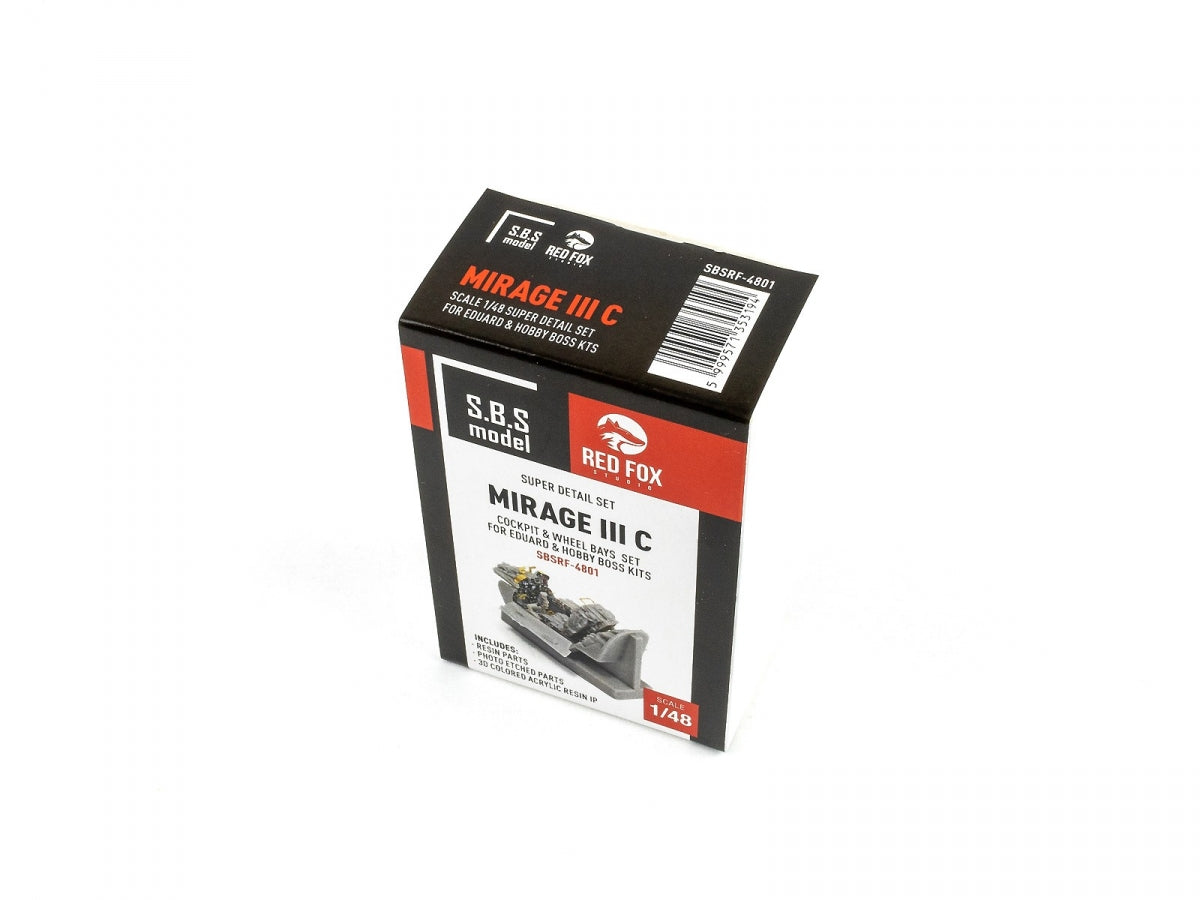 Red Fox Studio SBSRF-4801 Mirage III C Resin products Hobby Boss 1/48 – zdjęcie 2