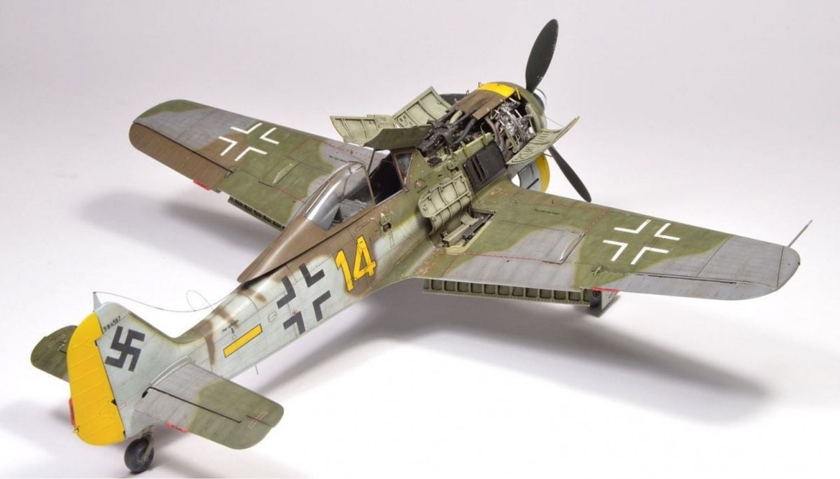 Masque Omask 34025 Fw 190F-8 (jaune 14) pour Eduard 8179 marquage B 1/48 – image 2