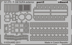Eduard 32271 F-16I SUFA exterior ACADEMY 1/32 – Bild 2