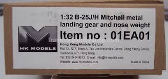 HK Models 01EA01 B-25H/J Mitchell Landing Gear &amp;amp; Weight (for HK Models B-25) 1/32 – image 2