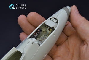 Quinta Studio QD32075 He 162 3D-Printed &amp;amp; coloured Interior on decal paper (for Revell kit) 1/32 – immagine 6