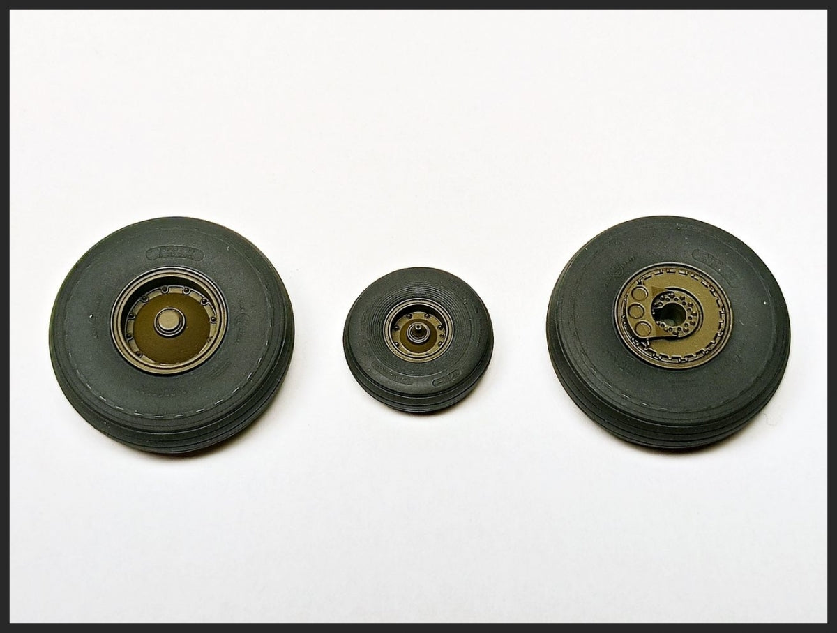 Clear Prop! CPA35002 CH-54A Tarhe wheels set for ICM kit 1/35 – zdjęcie 7