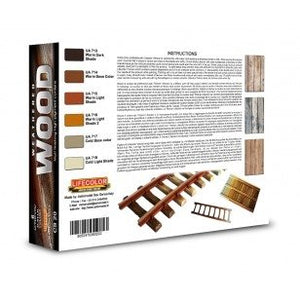 Lifecolor CS20 Acrylic paint set Wood 6x22ml – immagine 2
