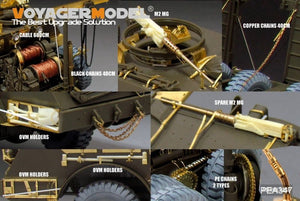 Voyager Model PEA347 WWII US M26 Recover Vehicle additional parts (For TAMIYA 35230/35244) 1/35 – immagine 3