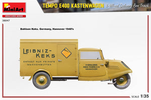 MiniArt 38047 TEMPO E400 KASTENWAGEN 3-WHEEL DELIVERY BOX TRACK 1/35 – Bild 13