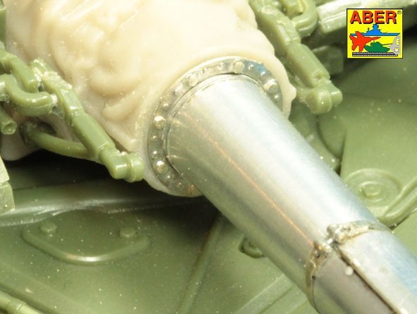 Aber 35L-145 125mm 2A46M-5 Barrel for Russian Tank T-90 T-90A 1/35 – immagine 12