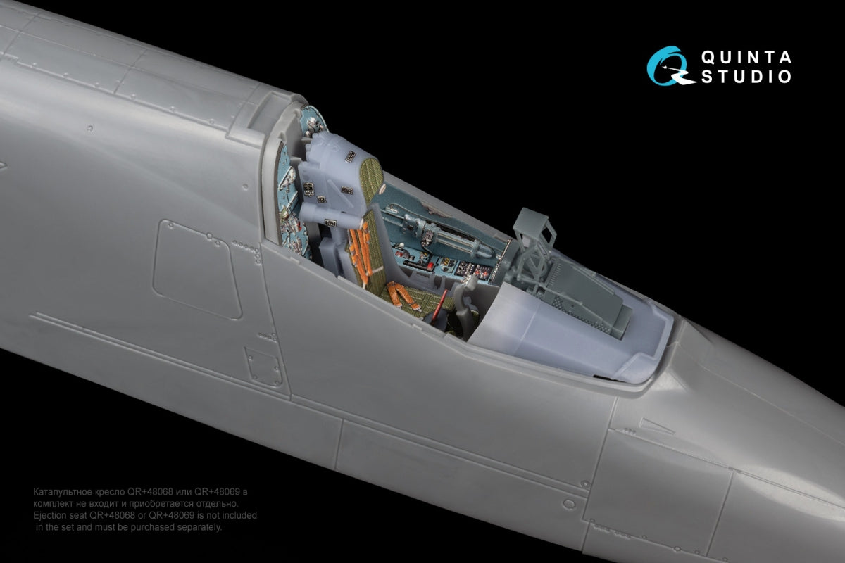 Quinta Studio QD+48438 Su-25SM/SM3 3D-Printed coloured Interior on decal paper (Zvezda/Quinta Models/Arma Models) 1/48 – Bild 11