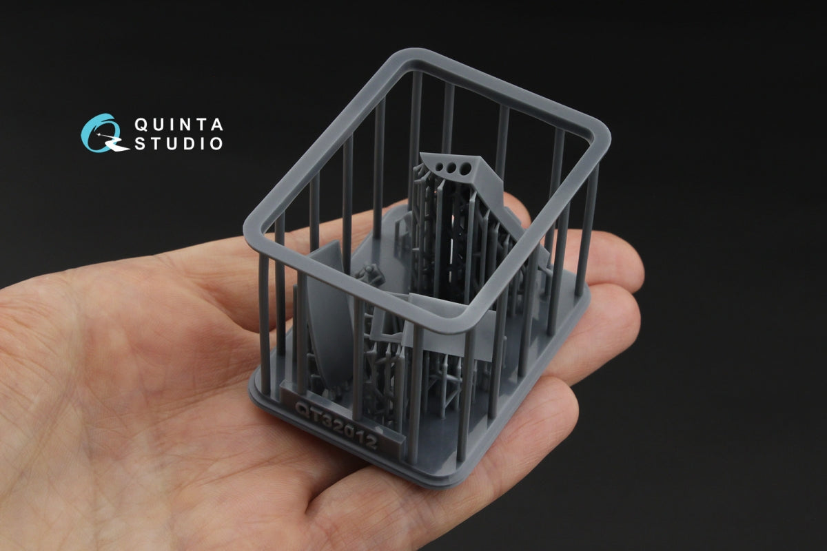 Quinta Studio QD+32250 A-26C Invader 3D-Printed &amp;amp; coloured Interior on decal paper (Hobby Boss) (with 3D-printed resin parts) 1/32 – immagine 7