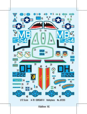 Hobby Boss 87203 A-7D Corsair II 1/72 – immagine 2