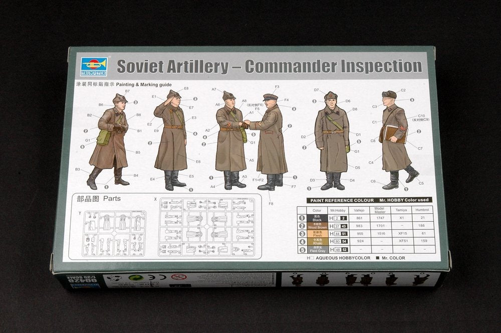 Trumpeter 00428 Soviet Artillery - Commander Inspection 1/35 – Bild 4