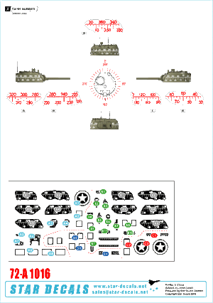 Star Decals 72-A1016 RMASG Sherman. Chars de soutien des Royal Marines en Normandie, échelle 1/72 – image 2