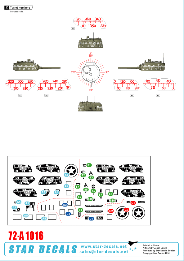 Star Decals 72-A1016 RMASG Sherman. Chars de soutien des Royal Marines en Normandie, échelle 1/72 – image 2