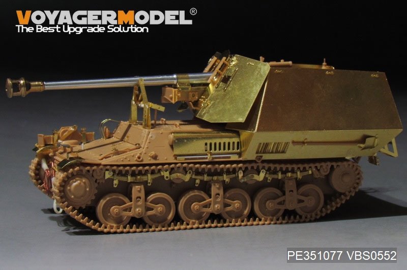 Voyager Model PE351077 WWII German Sd.Kfz.135 Marder I 75mm PaK.40/1 auf Gw.Lr.s(f) upgrade basic set（For TAMIYA 35370） 1/35 – imagen 2