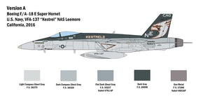 Italeri 2791 F/A-18 E SUPER HORNET 1/48 – imagen 5
