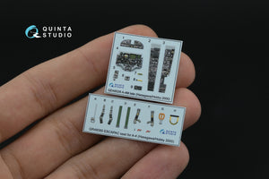 Intérieur imprimé en 3D et coloré sur papier décalcomanie Quinta Studio QD48526 A-4M fin de production (Hasegawa/Hobby2000) 1/48 – image 5
