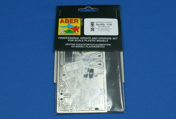 Aber 35149 Niemiecki ciagnik polgasienicowy Sd.Kfz 11/4 cz.1 zest.podst.(AFV) 1/35 – Bild 3