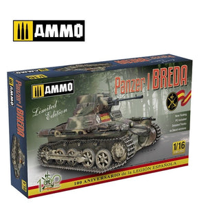 Munitions du Mig 8503 Panzer I Ausf. Un chasseur de chars léger Breda de la Guerre Civile Espagnole 1/16