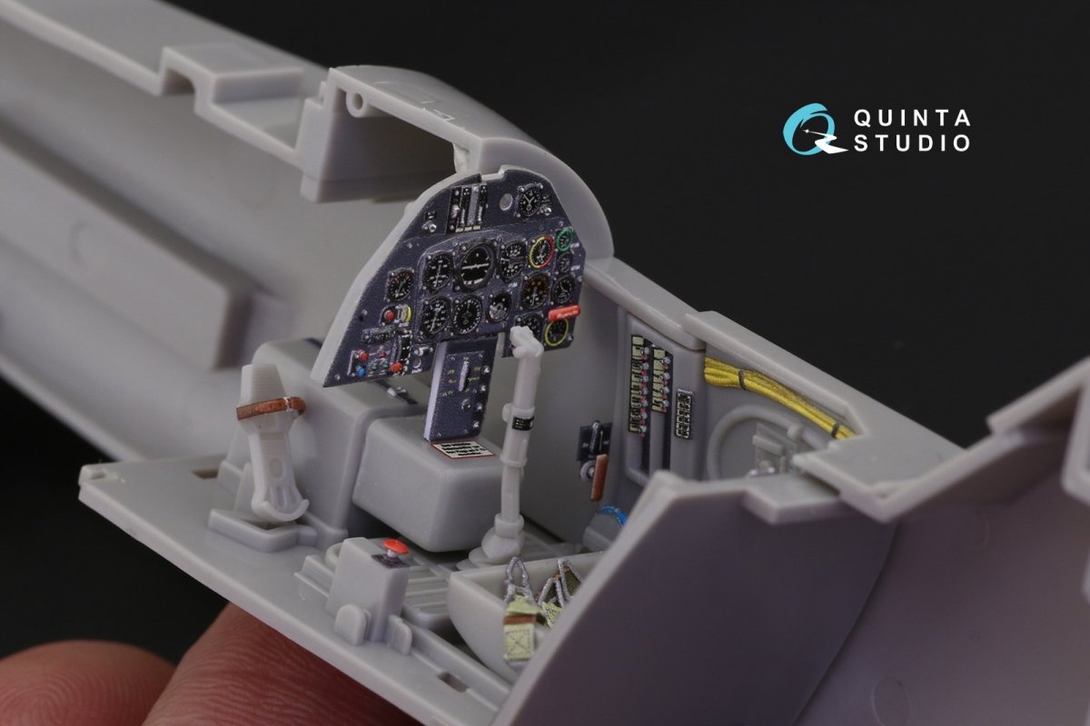 Quinta Studio QD32058 Bf 109K-4 3D-Printed &amp;amp; coloured Interior on decal paper (for Hasegawa kit) 1/32 – zdjęcie 7