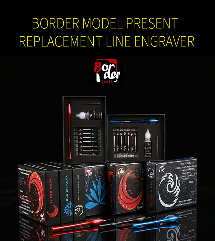 Border Model BD0051 Replacement Line Engraver - SET Blue – image 4
