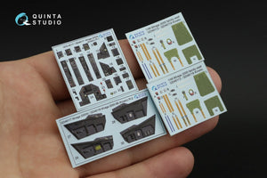 Intérieur imprimé en 3D et coloré sur papier décalcomanie Quinta Studio QD48117 Mirage 2000N (Kinetic) 1/48 – image 15