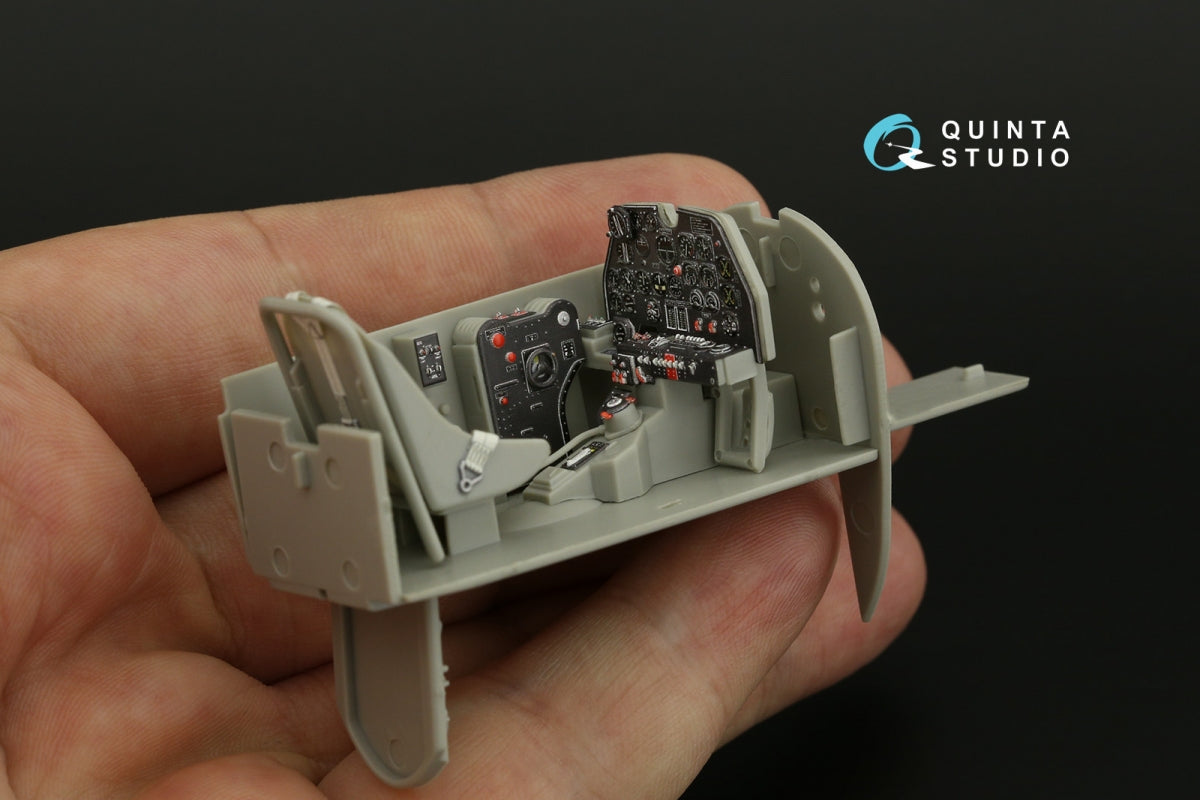 Quinta Studio QD32200 P-38L-5-LO Lightning 3D-Printed &amp;amp; coloured Interior on decal paper (Trumpeter/Hobbycraft) 1/32 – imagen 4