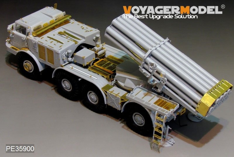 Voyager Model PE35900 Modern Russian 9P140 TEL of 9K57 Uragan(BM-27) MLRS Basic For TRUMPETER 1/35 – Bild 10