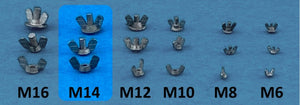 Point of no Return 1623005 Nakrętki motylkowe M14 / M14 wing nuts 1/16 – imagen 3