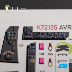 KELIK K72135 AVRO VULCAN B.2 Cockpit avant - décalcomanies 3D intérieures pour maquette Airfix au 1/72 – image 2