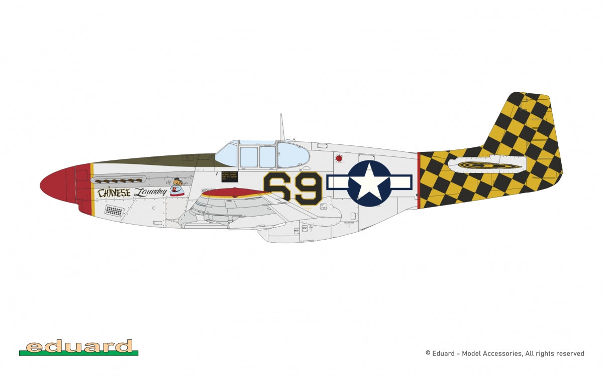 Eduard 82108 P-51B/ C Mustang w/ dorsal fin 1/48 – Bild 10