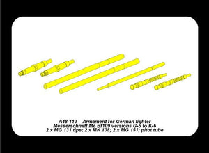 Aber A48113 Armament for German fighter Me 109G-5 to K-6 1/48 – Bild 3