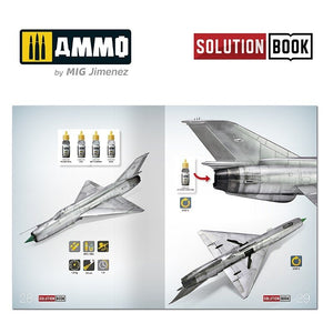 AMMO of Mig Jimenez 6521 How To Paint Bare Metal Aricraft Solution Book – immagine 2
