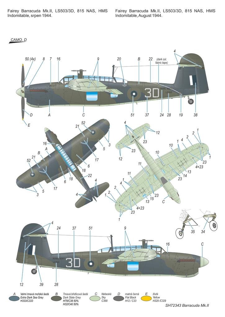 Special Hobby 72343 Fairey Barracuda Mk. II Pacific Fleet 1/72 – image 3