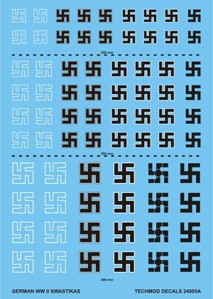 Techmod 24005 - German WWII Swastikas 1/24