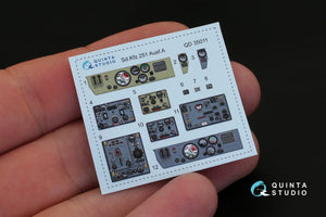 Quinta Studio QD35011 KFZ 251 Ausf.A 3D-Printed &amp;amp; coloured Interior on decal paper (for ICM kits) 1/35 – zdjęcie 2